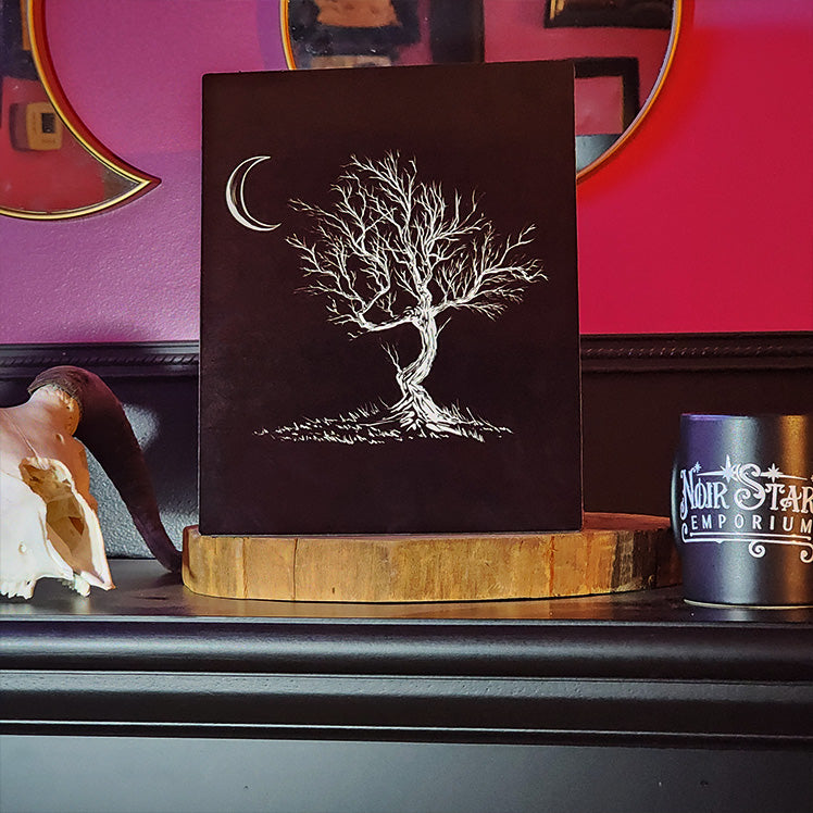 Noir Star Tree No. 1 (Art Print on Metal)