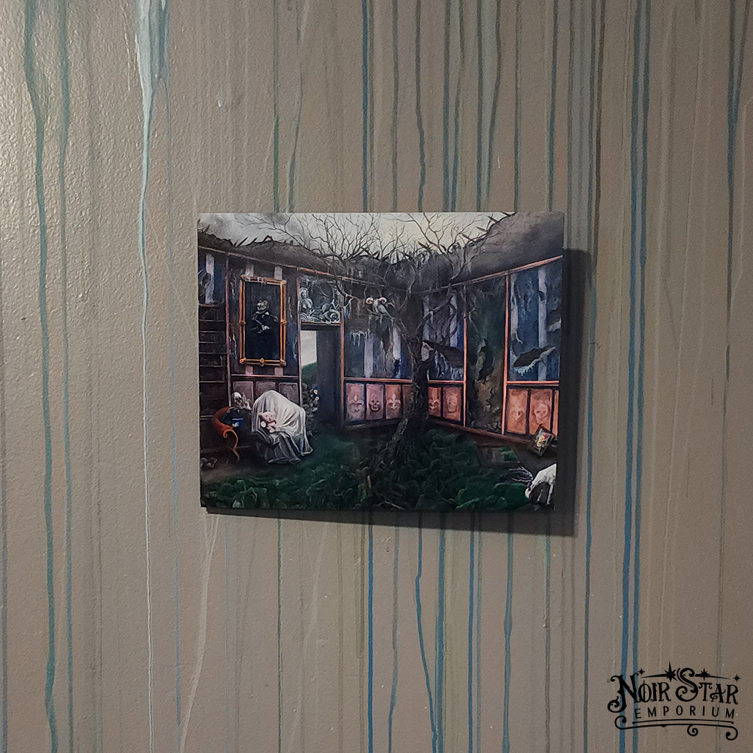 The Study (Art Print on Metal)