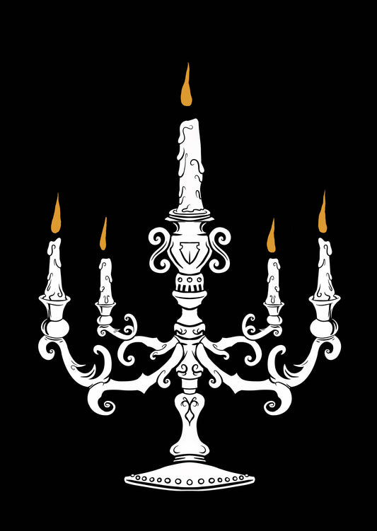 NSE Candelabra (Art Print on Metal)