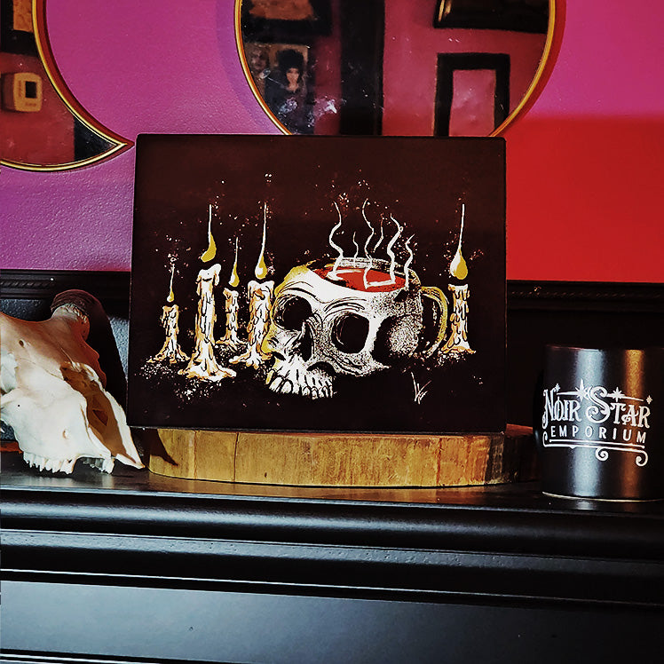 Dark Coffee (Art Print on Metal)