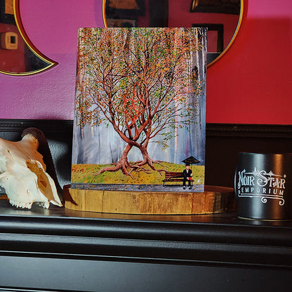 Man Waiting (Art Print on Metal)