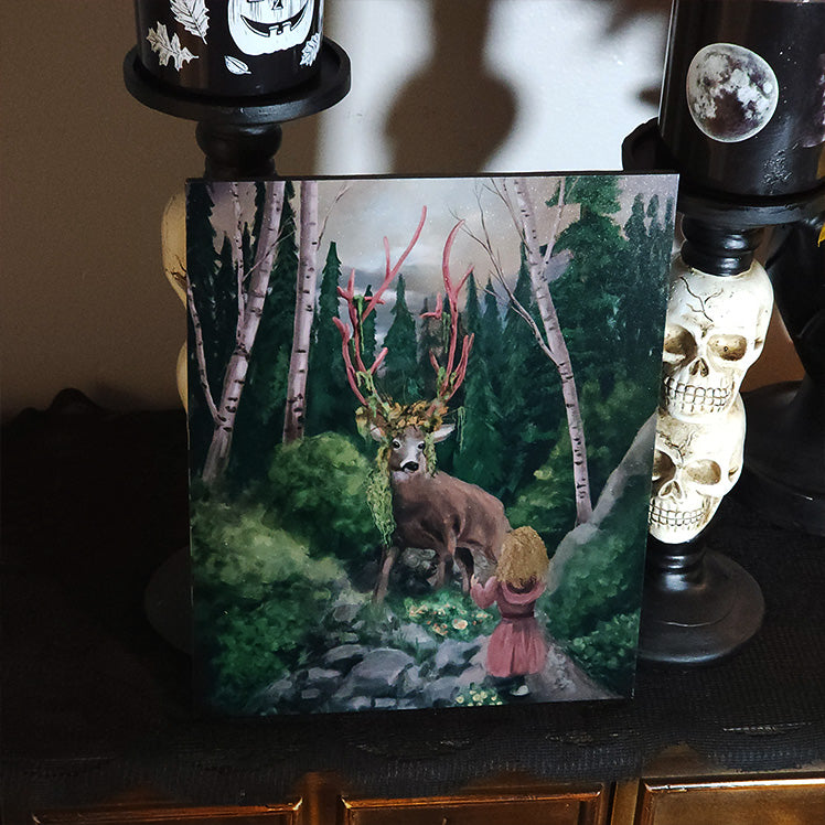 The Stag (Art Print on Metal)
